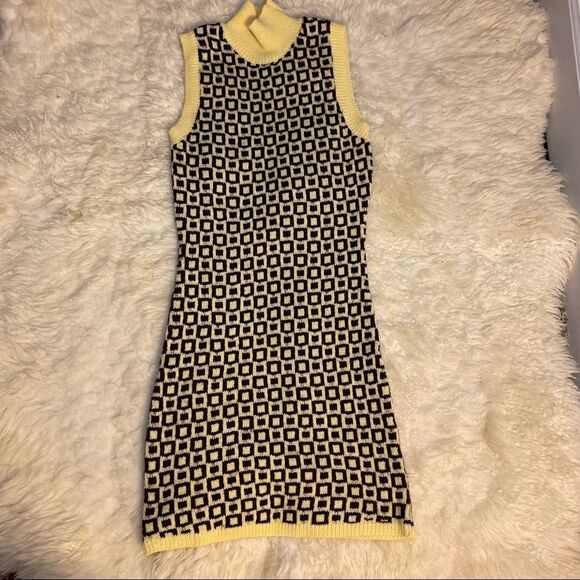 NWT ZARA GEOMETRICAL JACQUARD KNIT DRESS - Picture 13 of 16